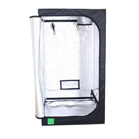 BudBox LITE Silver Mylar Grow Tent - 100cm x 100cm x 180cm - GrowPro Hydroponics Ltd