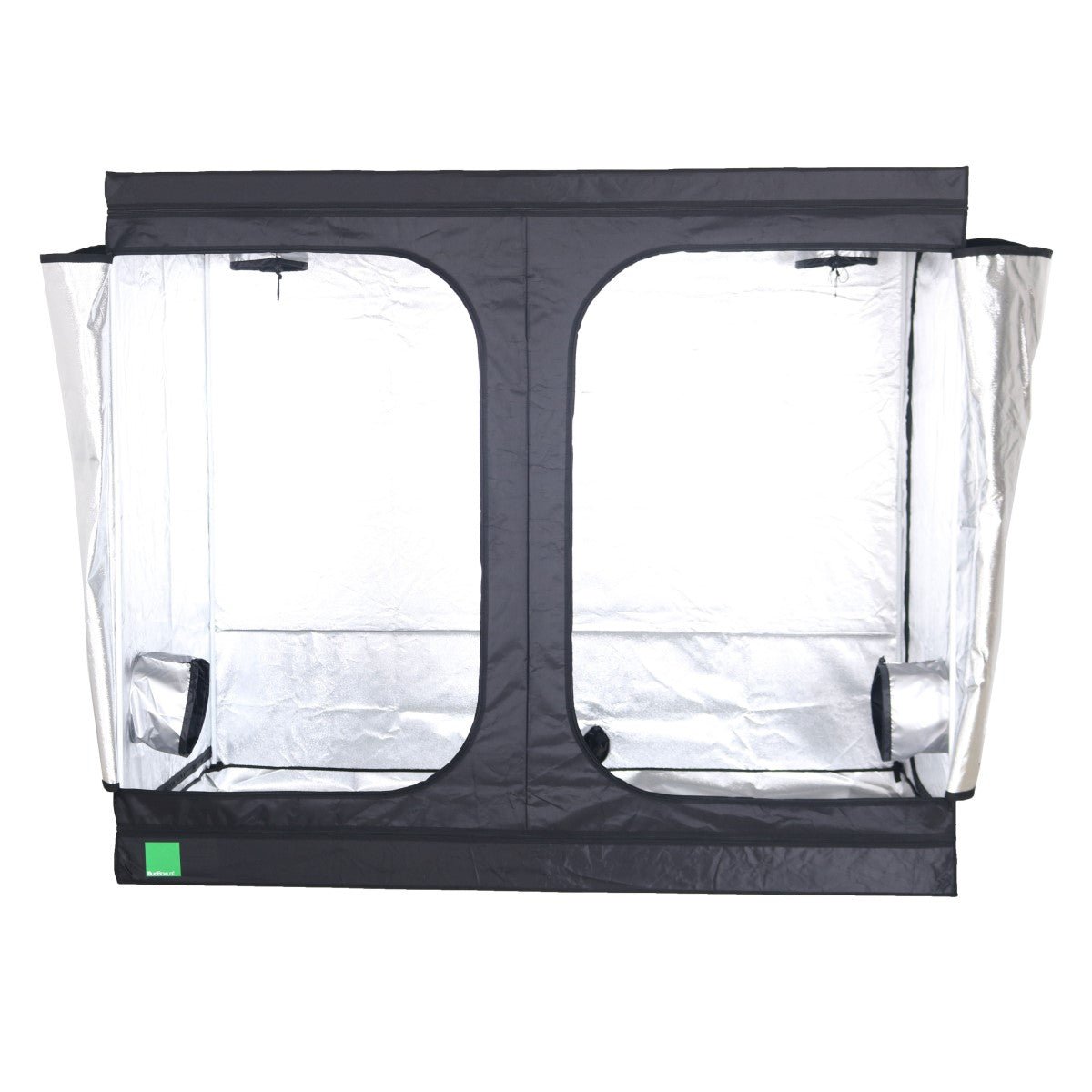 BudBox LITE Silver Mylar Grow Tent - 120cm x 240cm x 200cm - GrowPro Hydroponics Ltd