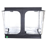 BudBox LITE Silver Mylar Grow Tent - 120cm x 240cm x 200cm - GrowPro Hydroponics Ltd