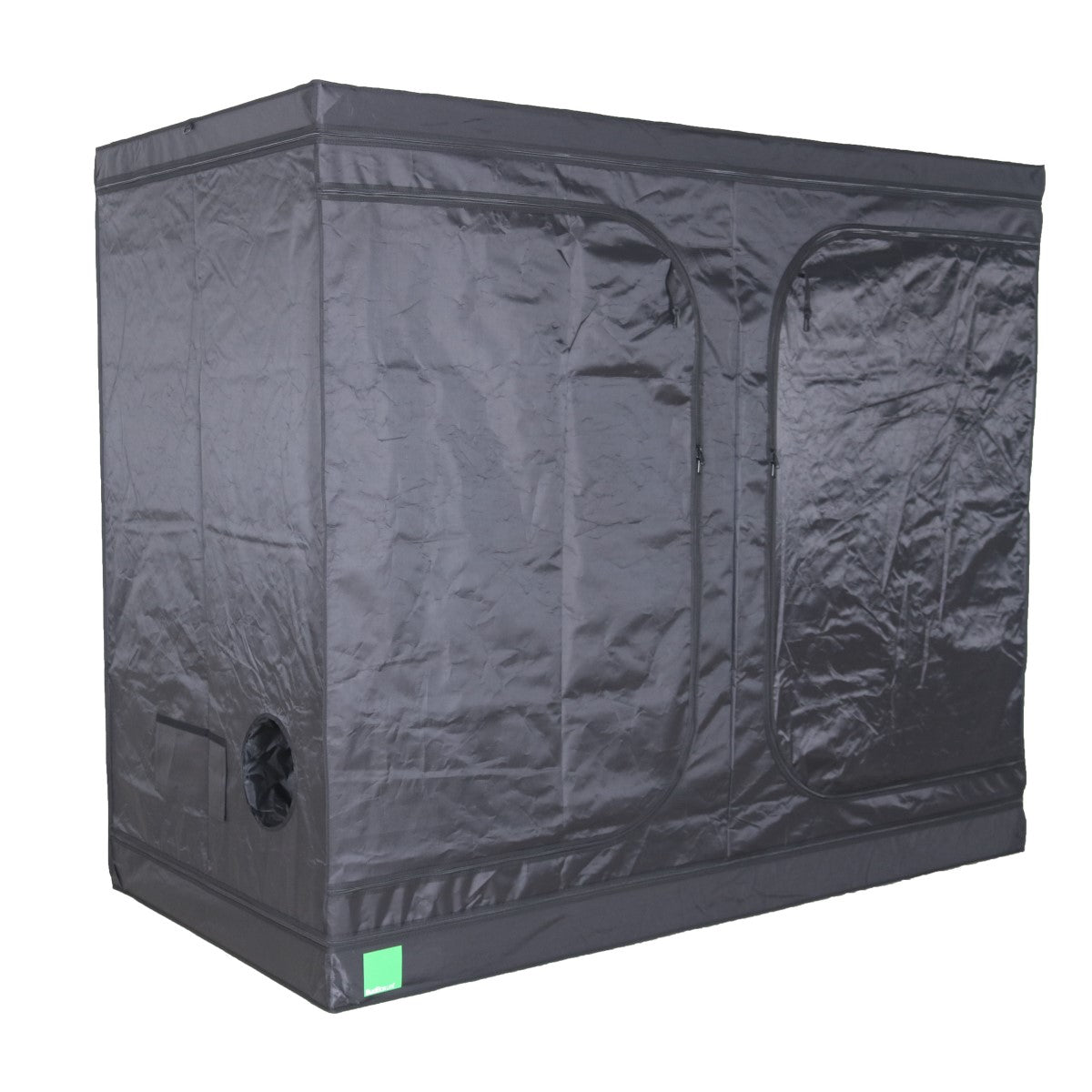 BudBox LITE Silver Mylar Grow Tent - 120cm x 240cm x 200cm - GrowPro Hydroponics Ltd