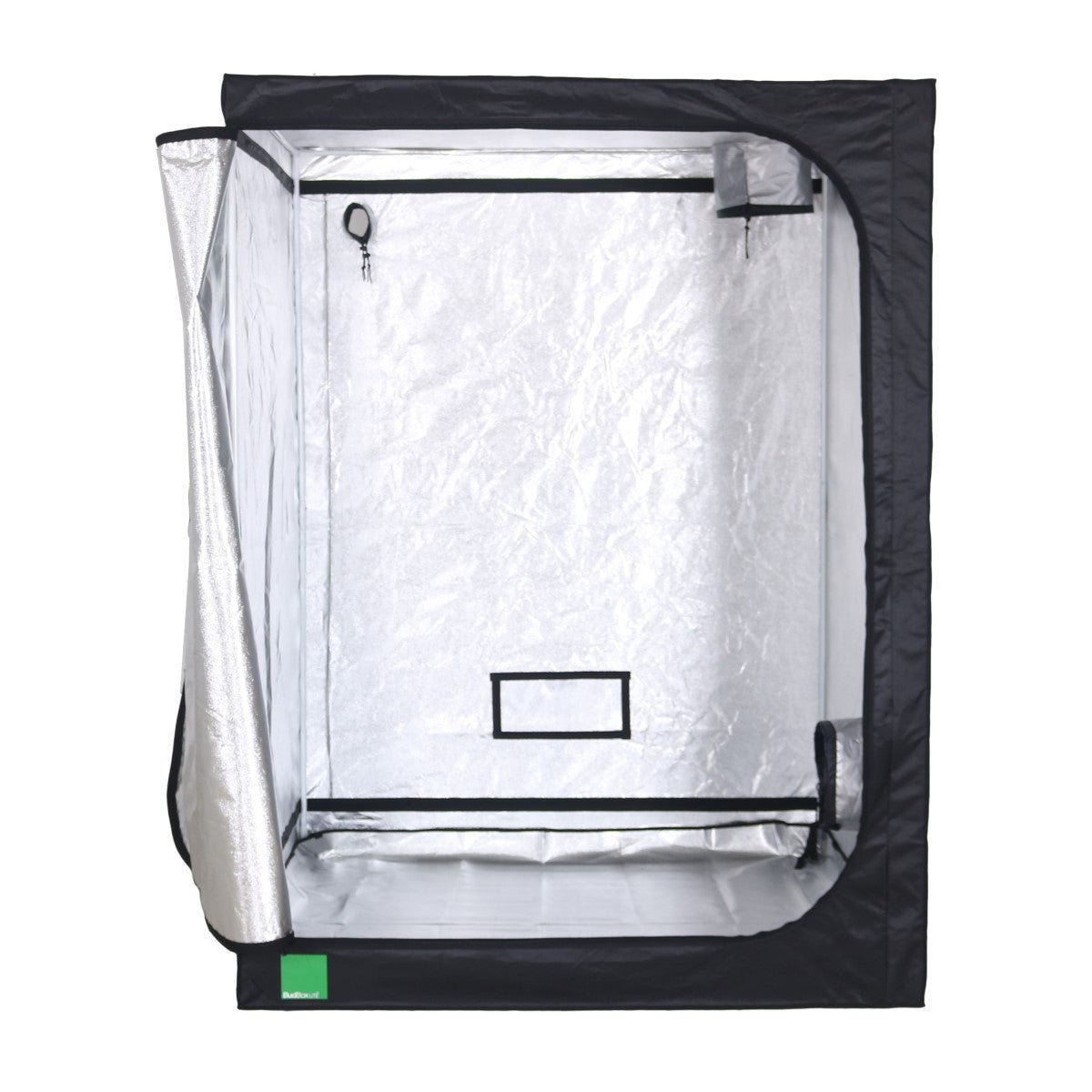 BudBox LITE Silver Mylar Grow Tent - 150cm x 150cm x 200cm - GrowPro Hydroponics Ltd
