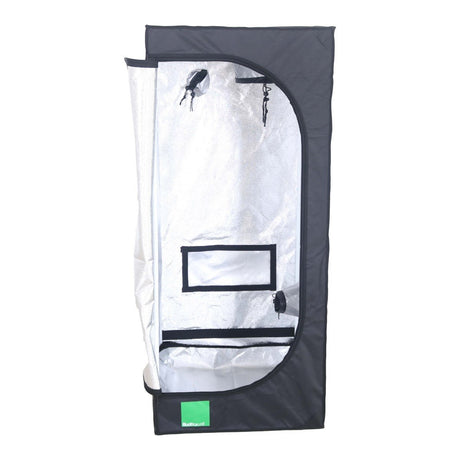 BudBox LITE Silver Mylar Grow Tent - 60cm x 60cm x 140cm - GrowPro Hydroponics Ltd