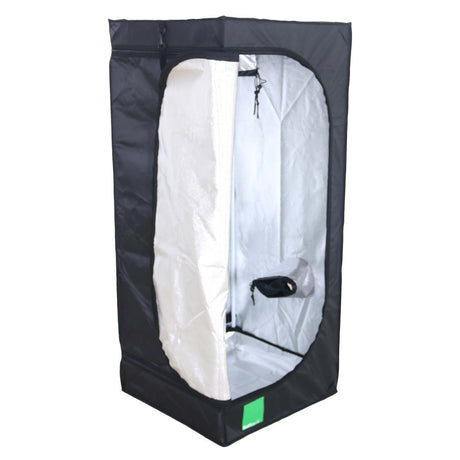 BudBox LITE Silver Mylar Grow Tent - 60cm x 60cm x 140cm - GrowPro Hydroponics Ltd