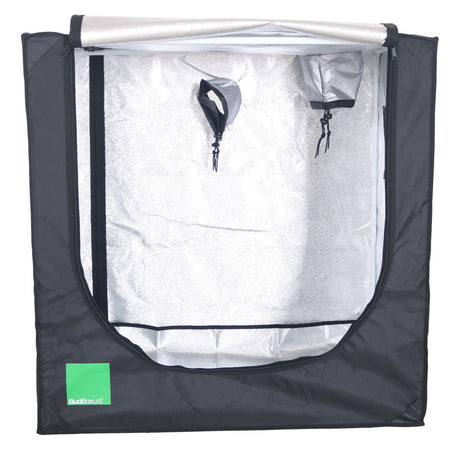 BudBox LITE Silver Mylar Grow Tent - 60cm x 90cm x 90cm - GrowPro Hydroponics Ltd