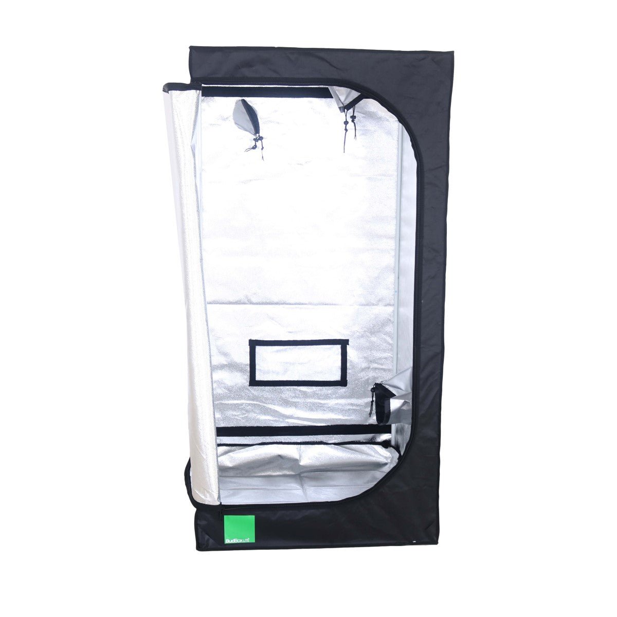 BudBox LITE Silver Mylar Grow Tent - 80cm x 80cm x 160cm - GrowPro Hydroponics Ltd