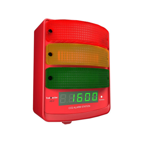 Carbon-X AS2 CO2 Alarm Station with LED Display - GrowPro Hydroponics Ltd