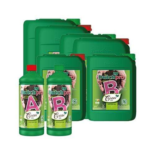 Dutch Pro Soil Grow A+B (HW+SW) - GrowPro Hydroponics Ltd