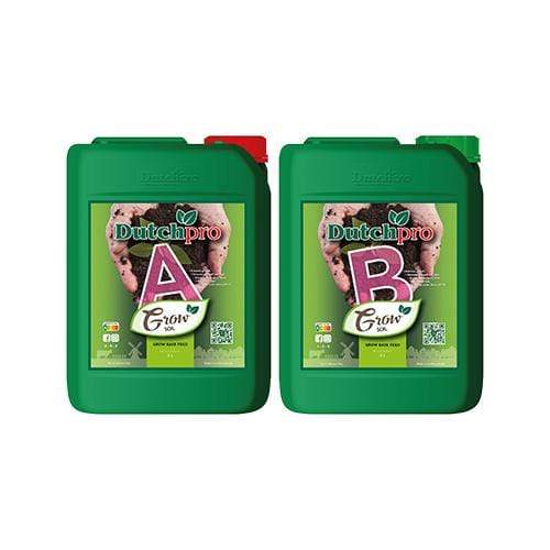 Dutch Pro Soil Grow A+B (HW+SW) - GrowPro Hydroponics Ltd