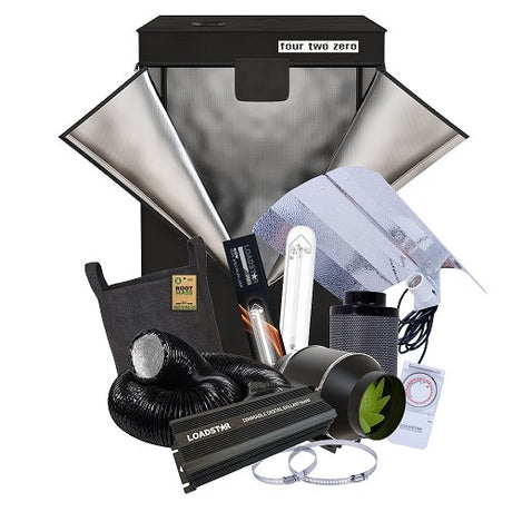 Four Two Zero Grow Tent Kit - (600W Digital Light) 1.2m x 1.2m x 2.0m - GrowPro Hydroponics Ltd