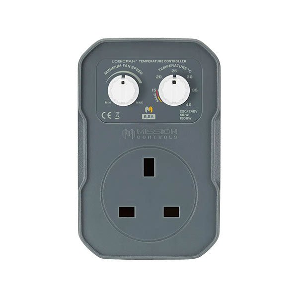 Mission Controls LogicFan 6.5A Temperature Controller - GrowPro Hydroponics Ltd