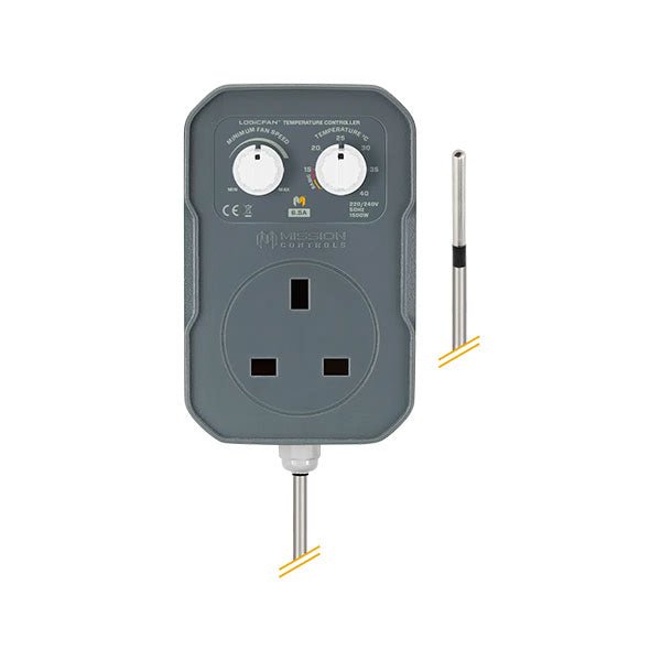 Mission Controls LogicFan 6.5A Temperature Controller - GrowPro Hydroponics Ltd