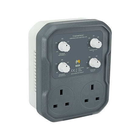 Mission Controls Twin Fan Temperature Controller - GrowPro Hydroponics Ltd