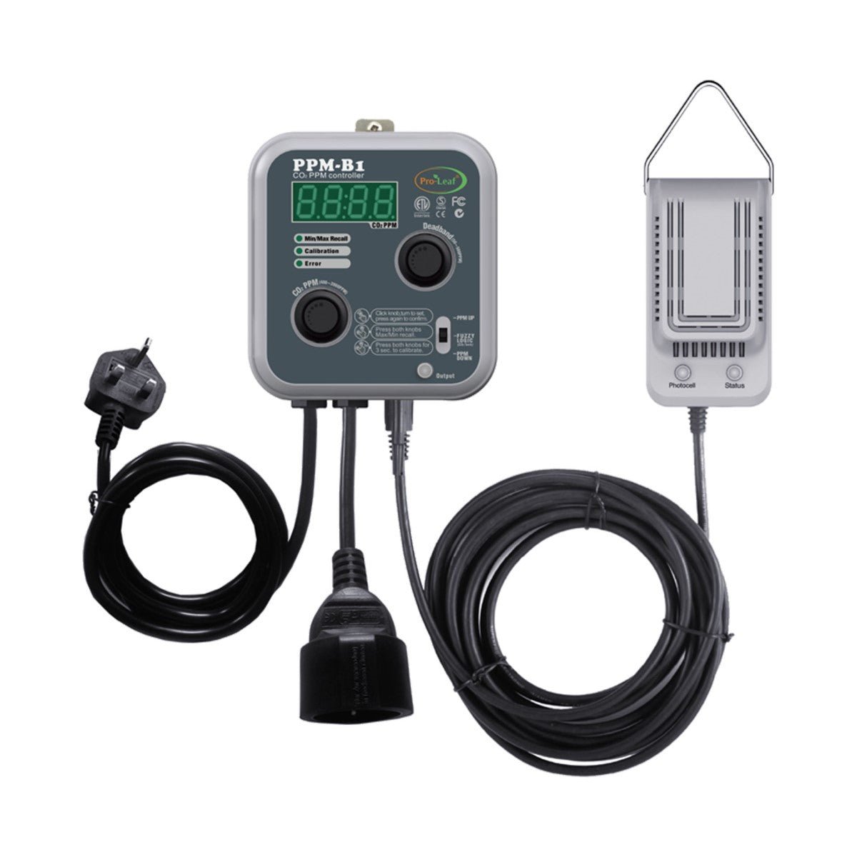 Pro-Leaf CO2 Controller – PPM-B1 - GrowPro Hydroponics Ltd