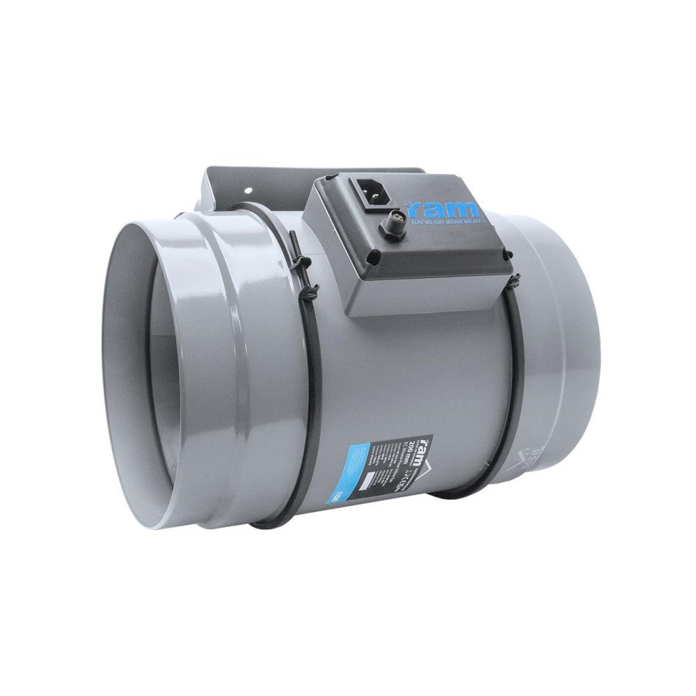 RAM EC MIXED-FLOW INLINE FAN - GrowPro Hydroponics Ltd