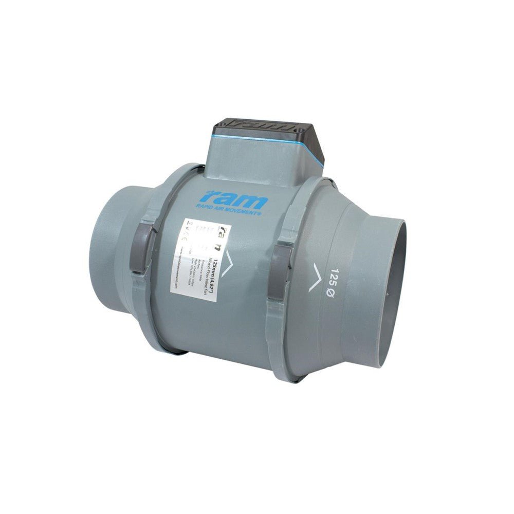 RAM MIXED-FLOW INLINE FANS - GrowPro Hydroponics Ltd