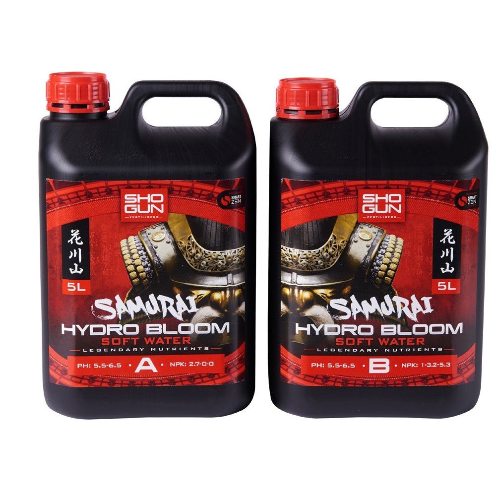 SHOGUN Samurai Hydro Bloom A&B - SW - GrowPro Hydroponics Ltd