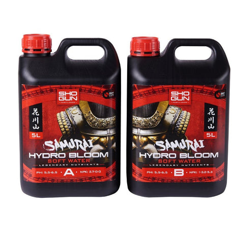 SHOGUN Samurai Hydro Bloom A&B - SW - GrowPro Hydroponics Ltd