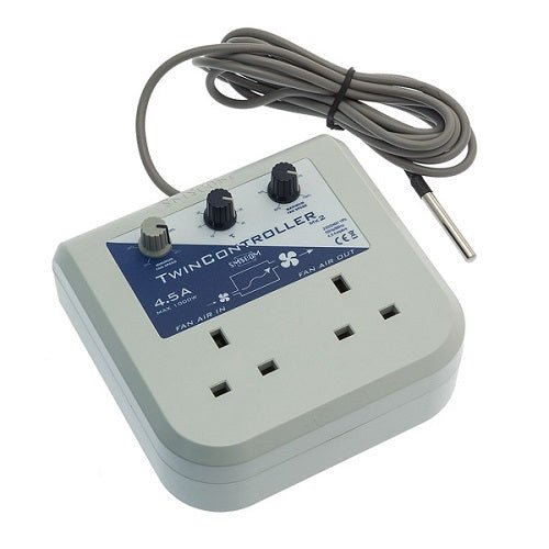 SMS Twin Fan Controller Mk2 - GrowPro Hydroponics Ltd