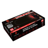 Titan Grip Diamond Textured Black Nitrile Gloves (Box of 50) - GrowPro Hydroponics Ltd