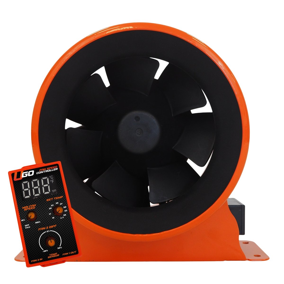 U-GO EC Extractor Fan - GrowPro Hydroponics Ltd