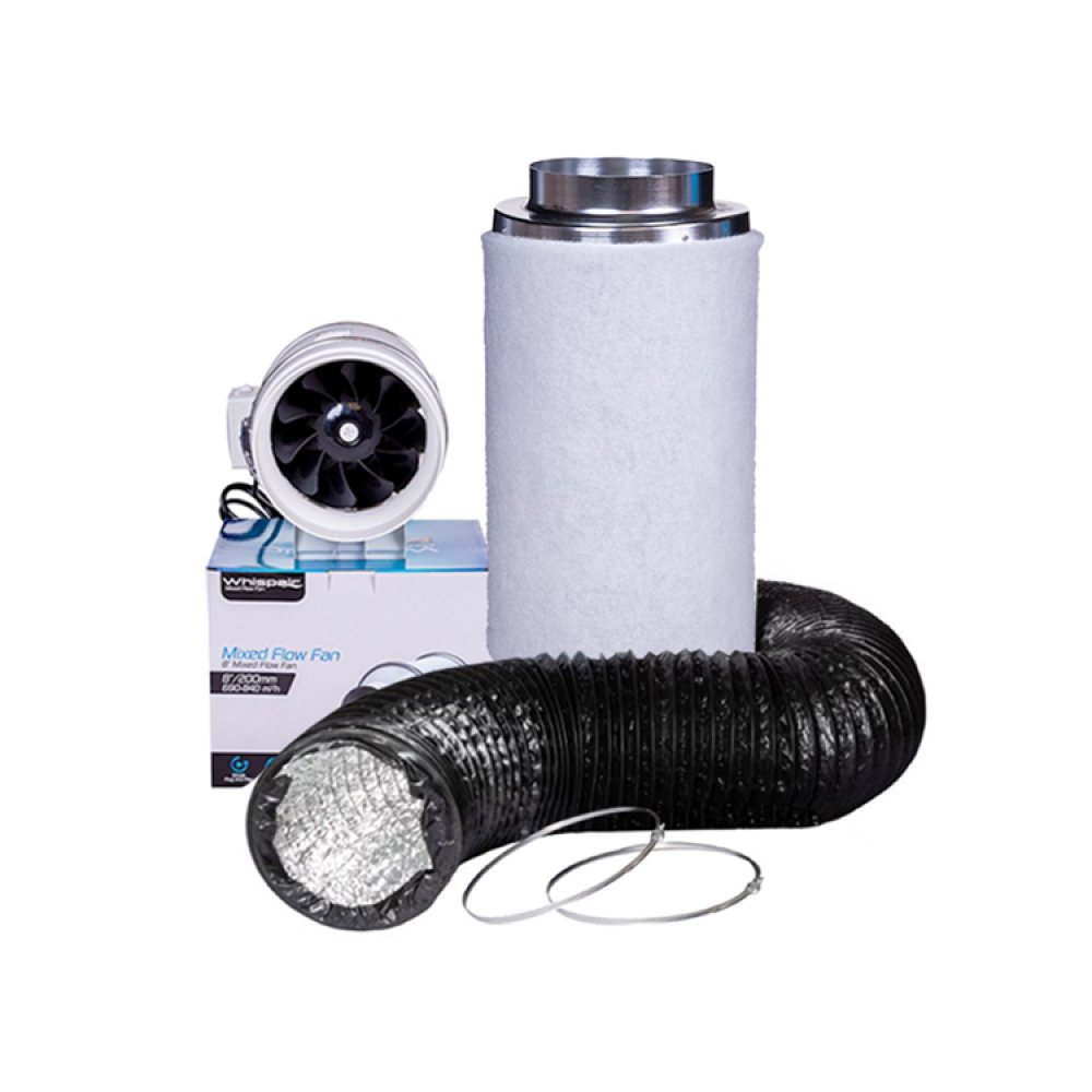 Whispair Mixed Flow Ventilation Kit - GrowPro Hydroponics Ltd